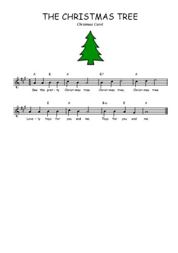 The Christmas tree